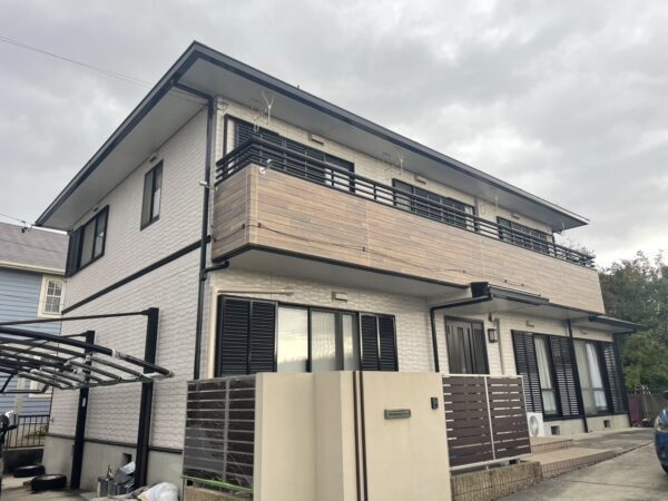 Y様邸 外壁屋根塗装リフォーム　ベランダ壁交換工事